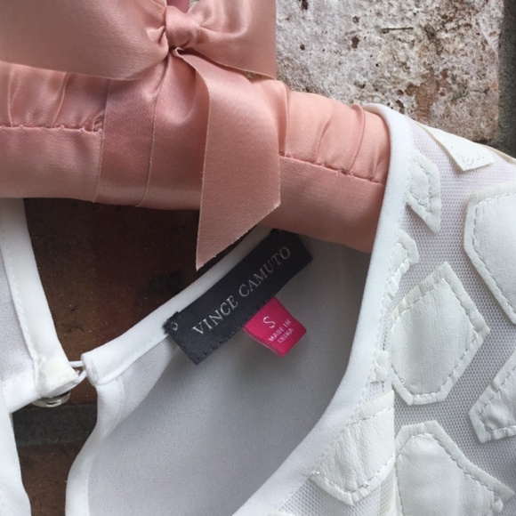 Two cream colored Tops: Vince Camuto / NY & Co. - Picture 3 of 11